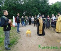 На въезде в Кувшиново установлен  новый поклонный крест