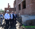 Игорь Руденя проинспектировал строительство нового детского сада в Старице