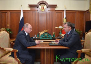 Встреча Андрея Шевелёва с Владимиром Путиным