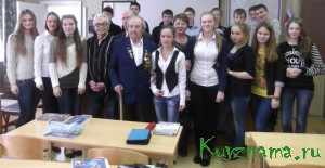9 февраля к десятиклассникам КСОШ№1 пришли участник Великой Отечественной войны М.Г. Нечаев