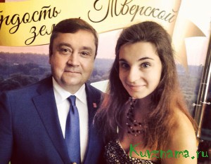 Ульяна Ногаева, выпускница школы № 1, побывала на приеме губернатора