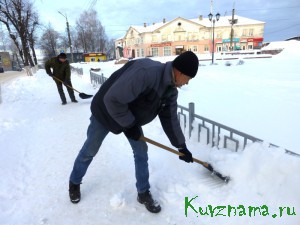 Очистка улиц от снега