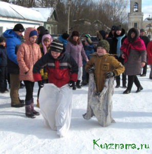 В Прямухине 26 февраля состоялся веселый праздник, традиционный для этого времени года – проводы зимы