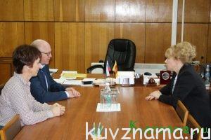 Председатель избирательной комиссии Тверской области провела рабочую встречу с главой Весьегонского района