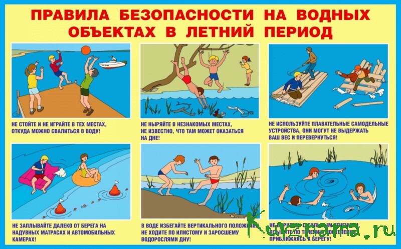 Безопасность на водоёмах для детей