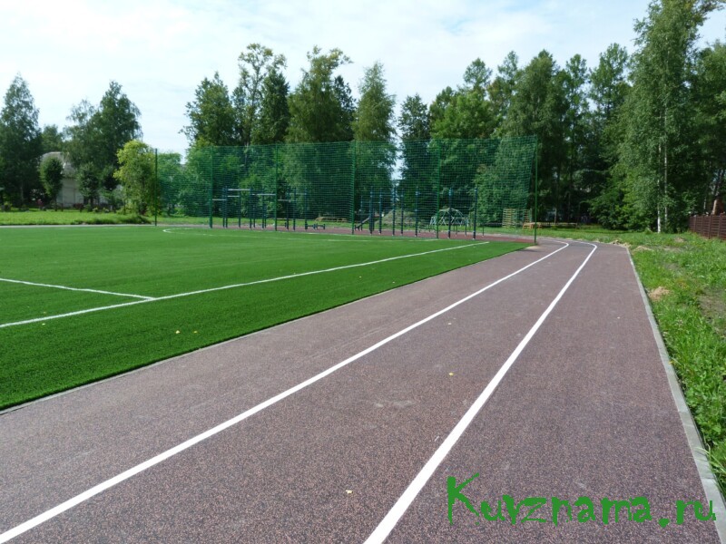 В городе Нелидово Тверской области завершены работы на площадке строительства нового школьного стадиона
