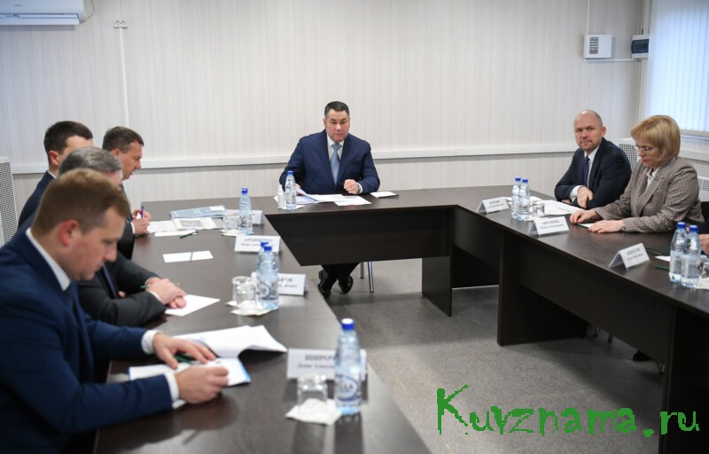 Губернатор Игорь Руденя провел выездное совещание по строительству детской областной клинической больницы в Твери