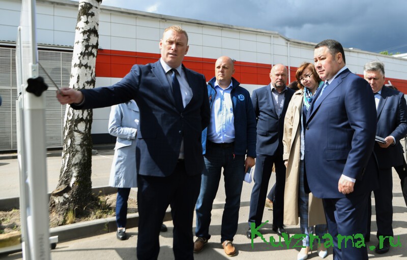 Губернатор Игорь Руденя осмотрел площадки планируемого строительства вылетной магистрали в направлении города Кимры